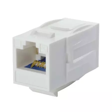 Category 5e - Unshielded Super Cat 5e keystone coupler